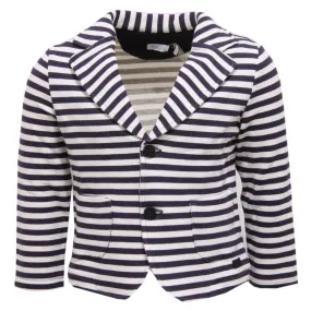 2836X giacca bimba NANAN GIRL felpa white/blue sweatshirt jacket