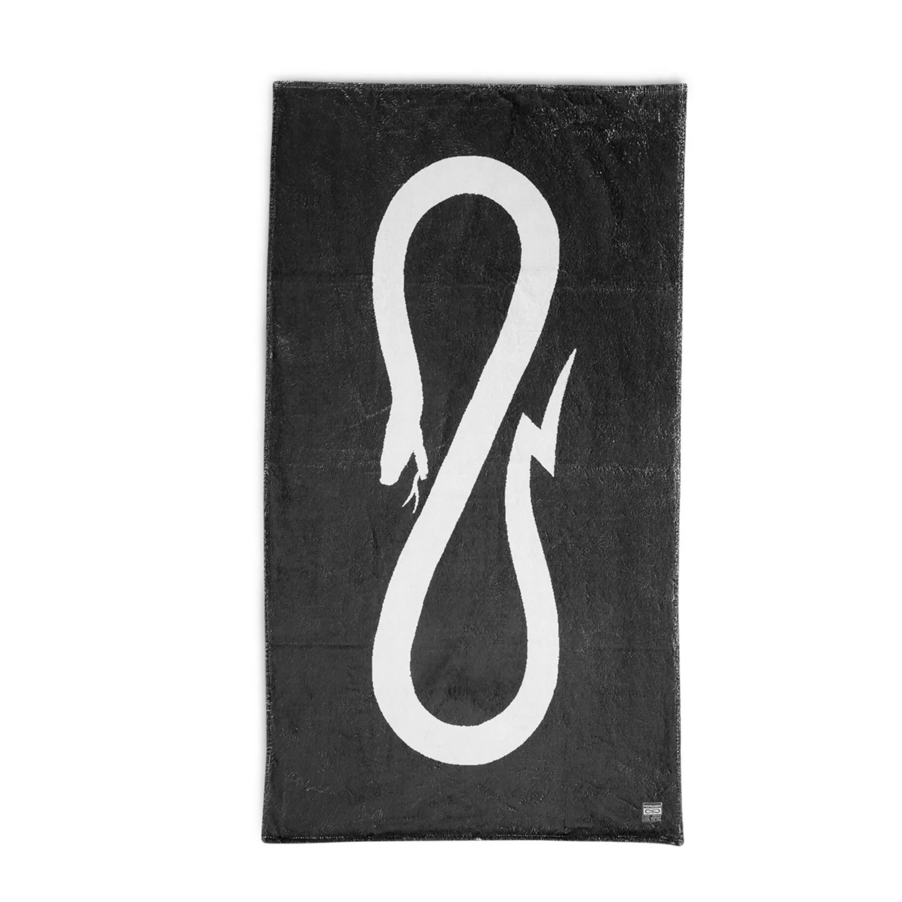 Asciugamano Uomo Logo Beachtowel Black/white