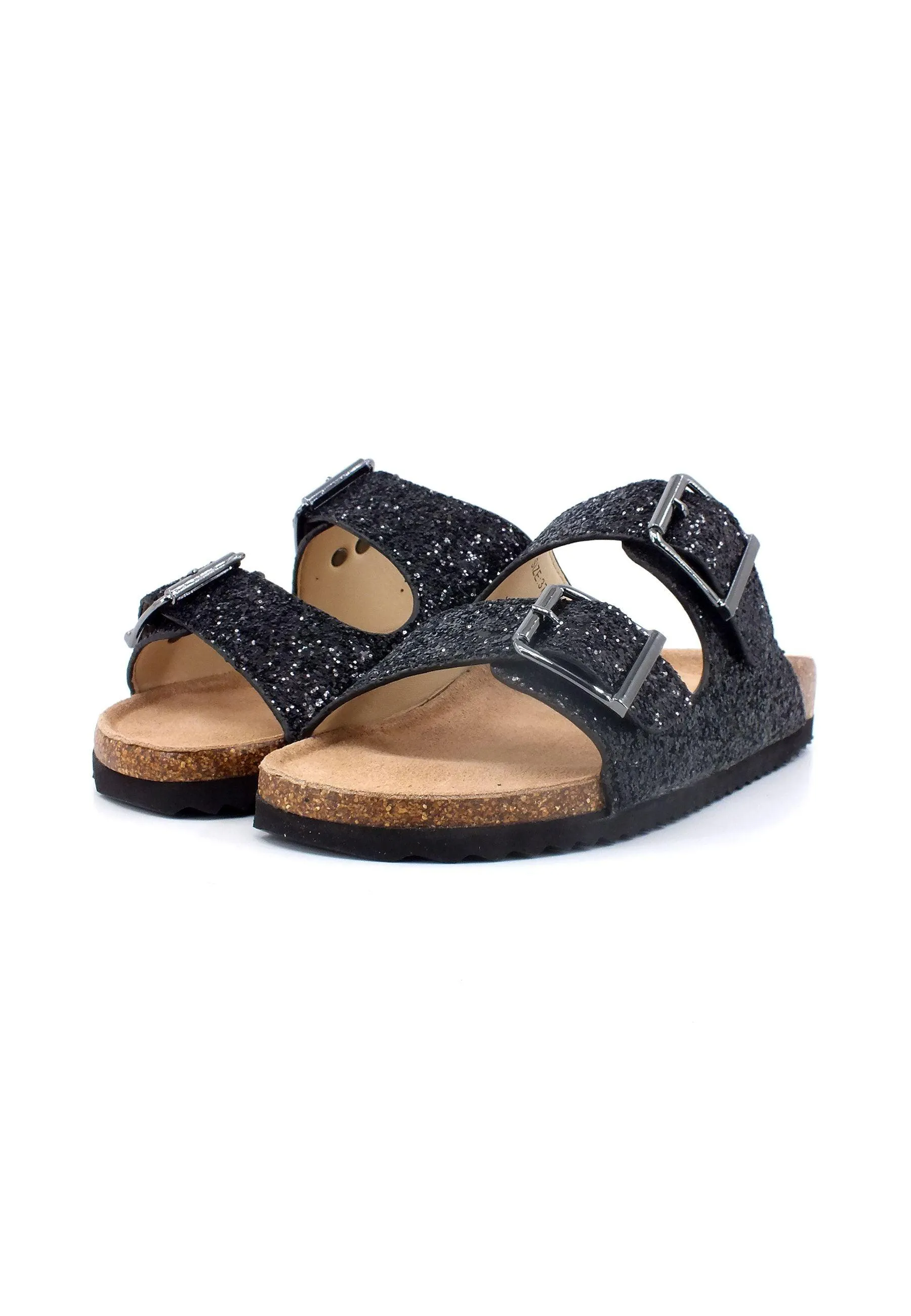 COLORS OF CALIFORNIA Ciabatta Donna Glitter Black HC.BIO035