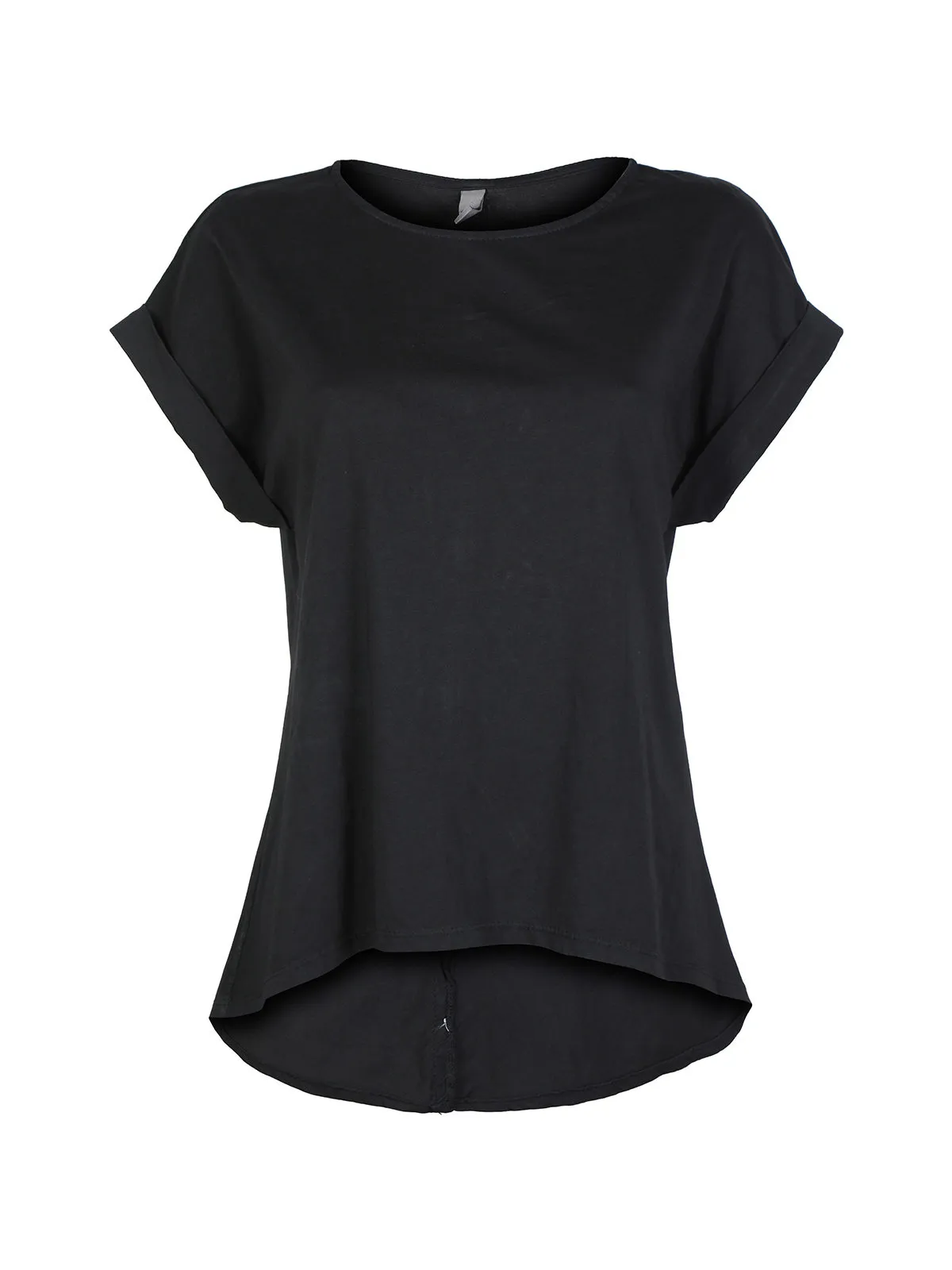 Daystar T-shirt femme manches courtes avec boutons dans le dos