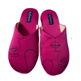 DE FONSECA - art. DE.VERONA EW844 - pantofola da donna - colore fuxia