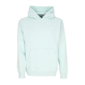 felpa cappuccio uomo club hoodie pullover basketball JADE ICE/JADE ICE/WHITE