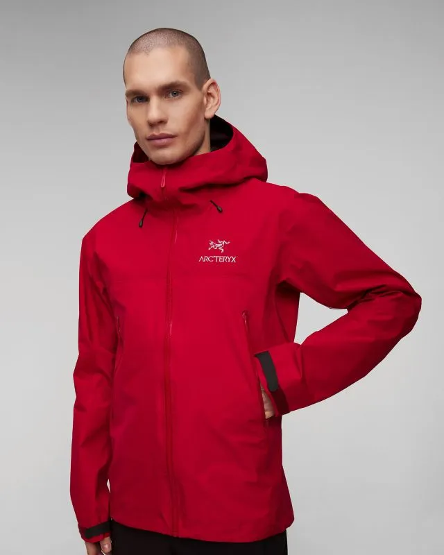 Giacca hardshell rossa da uomo Arcteryx Beta AR StormHood™