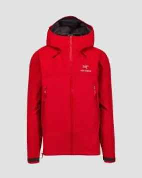 Giacca hardshell rossa da uomo Arcteryx Beta AR StormHood™