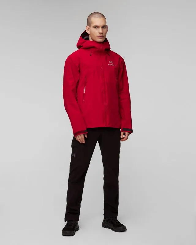 Giacca hardshell rossa da uomo Arcteryx Beta AR StormHood™