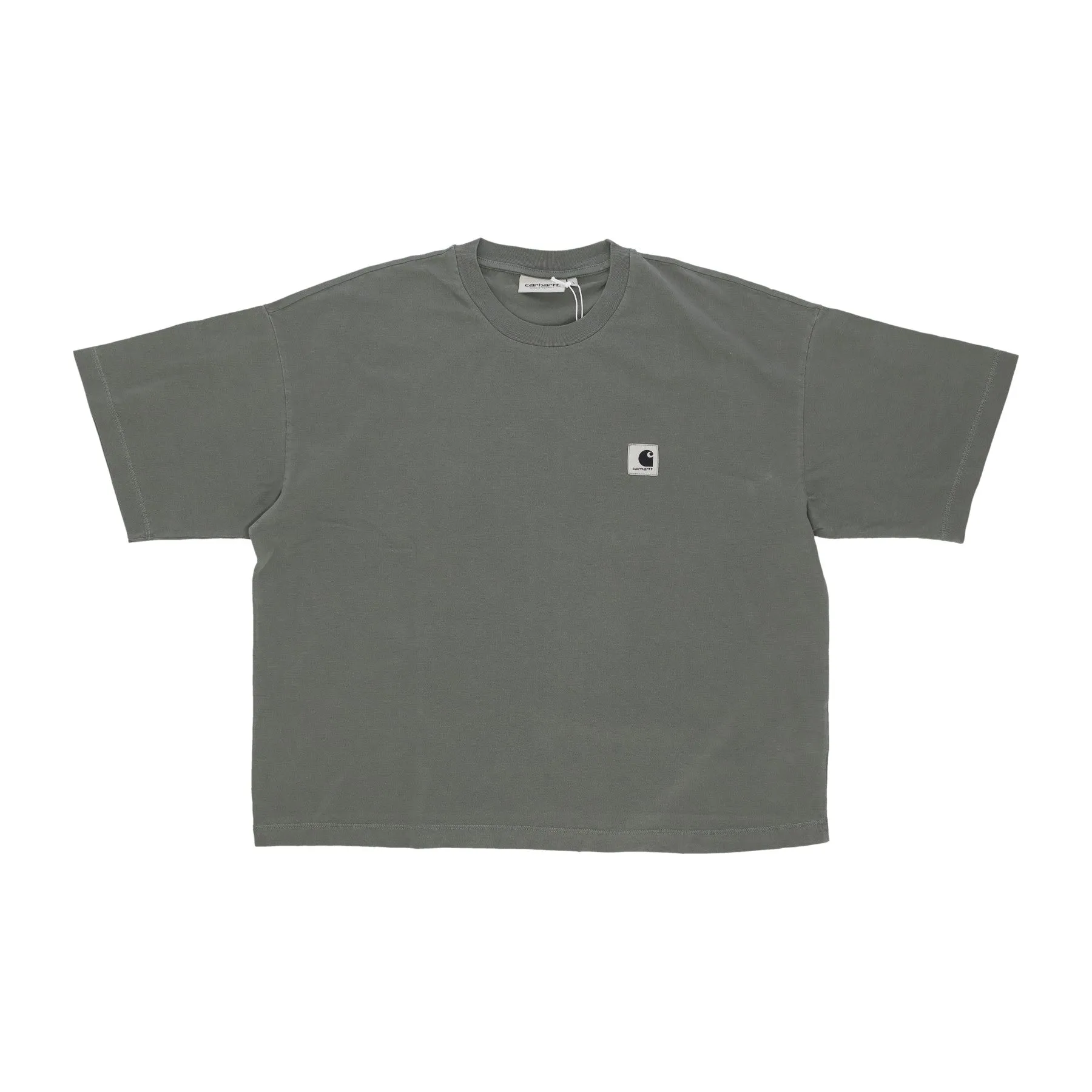 Maglietta Donna W Nelson Tee Smoke Green Garment Dyed