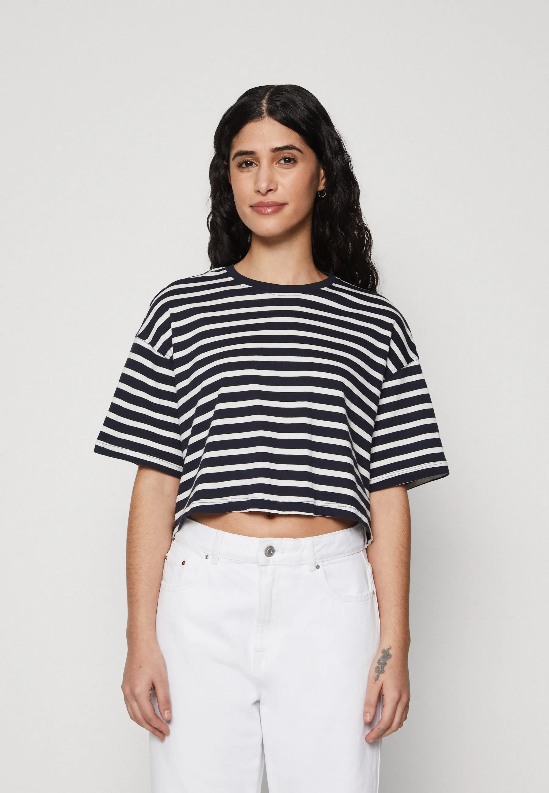 ONLMAY BOXY CROP 2 PACK - T-shirt con stampa