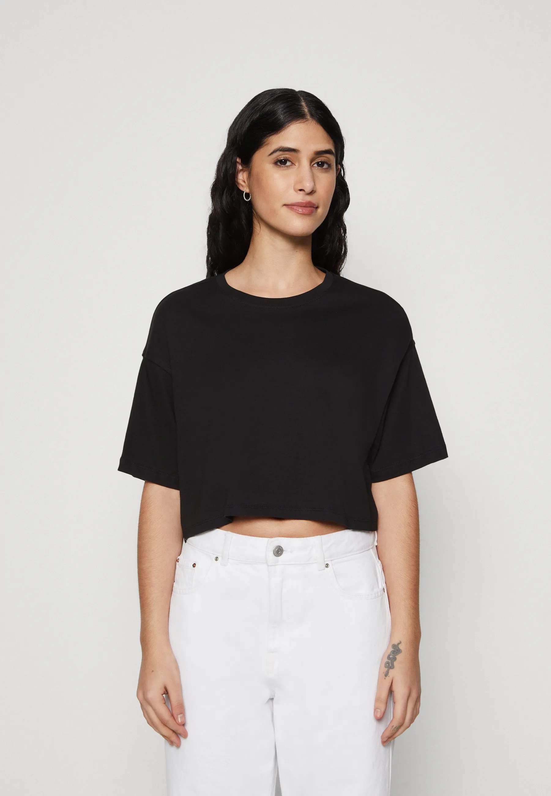 ONLMAY BOXY CROP 2 PACK - T-shirt con stampa