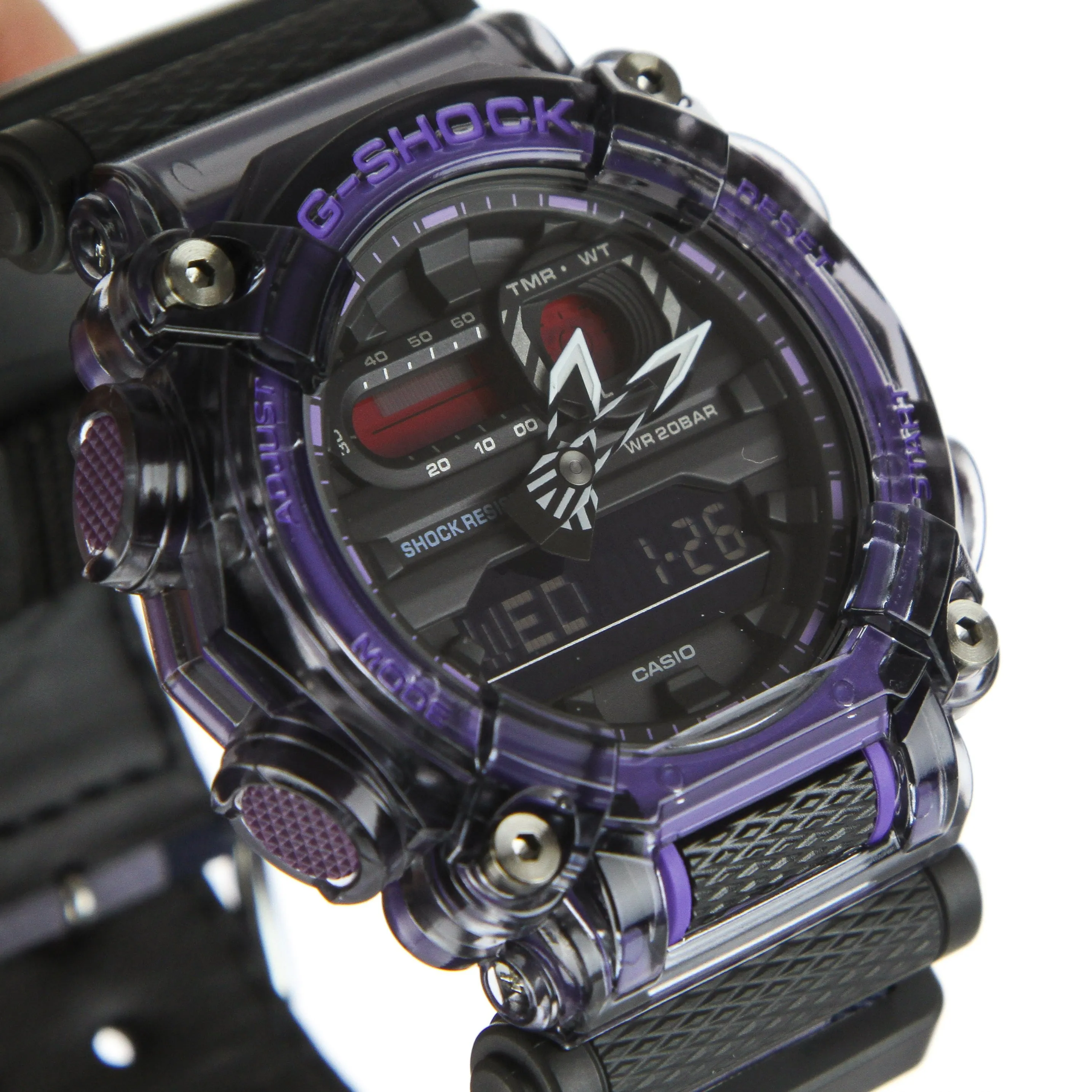 Orologio Uomo G-shock Ga-900ts-6aer Black/purple