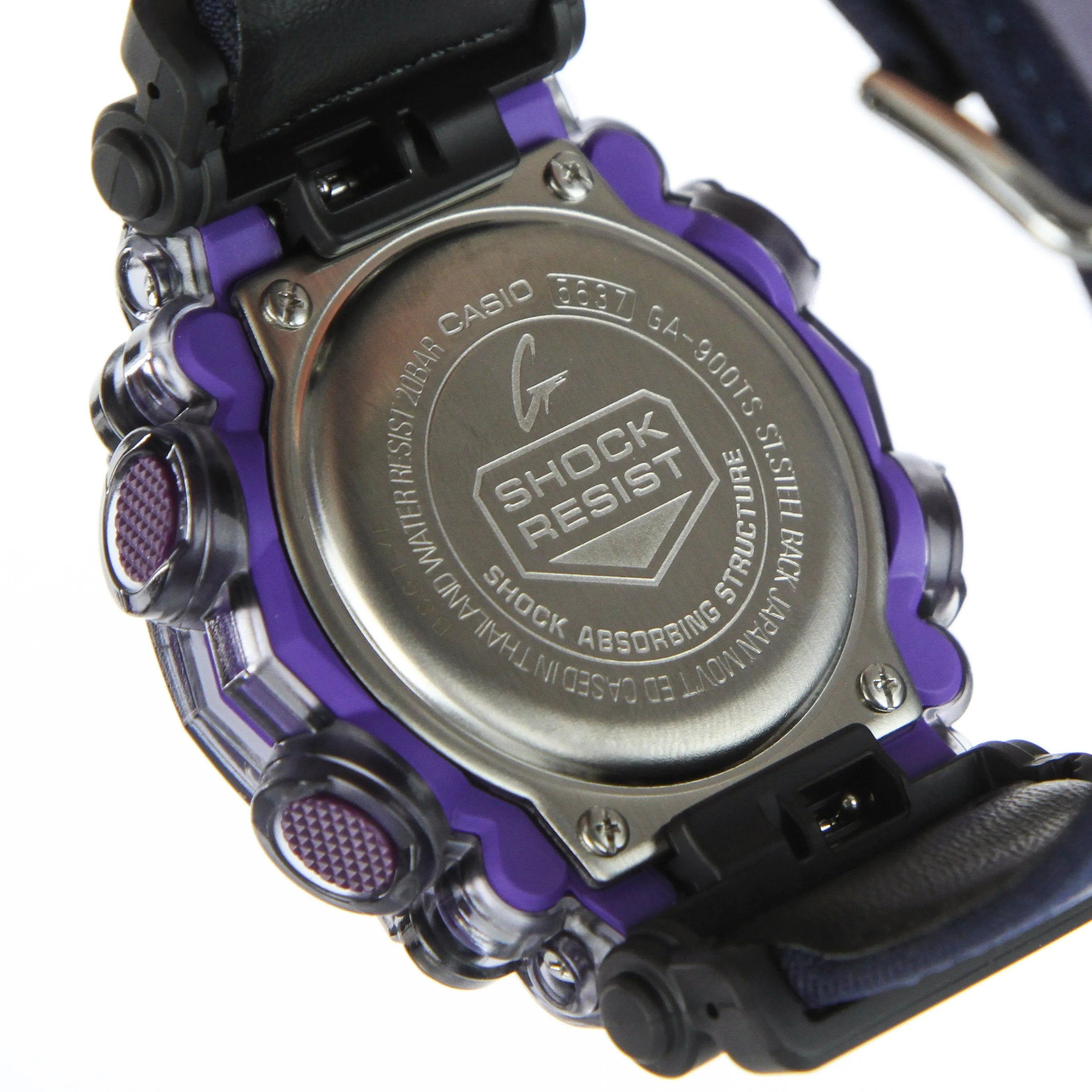 Orologio Uomo G-shock Ga-900ts-6aer Black/purple