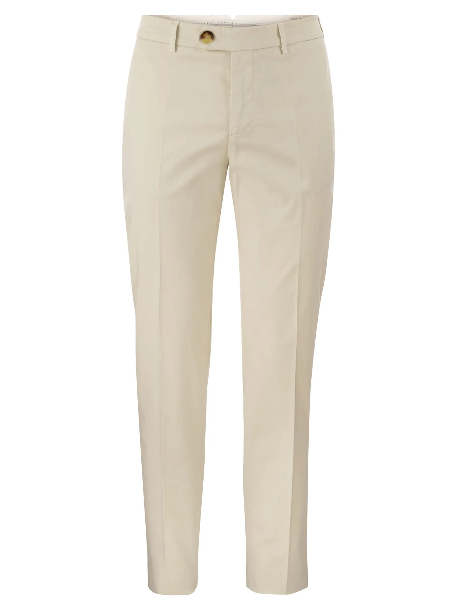 Pantalone italian fit in gabardina di cotone