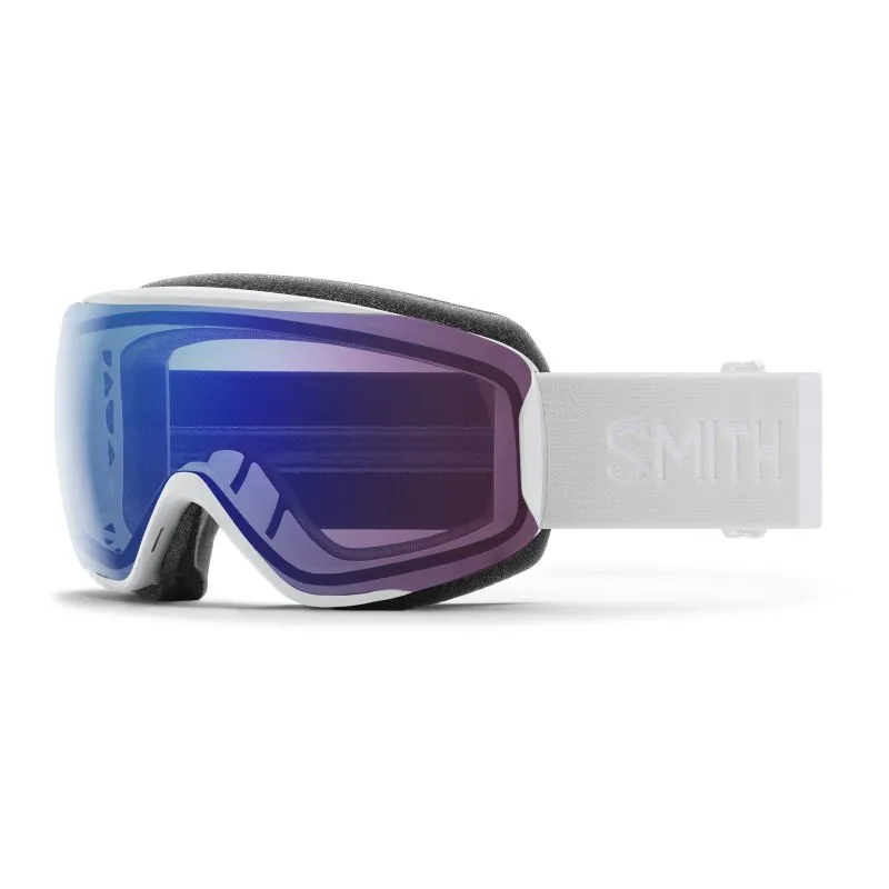 Ski Mask Smith Moment (White Vapor / Chromapop Photochromic Rose Flash) Donna