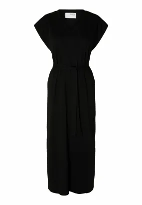 SLFESSENTIAL V NECK DRESS - Vestito di maglina