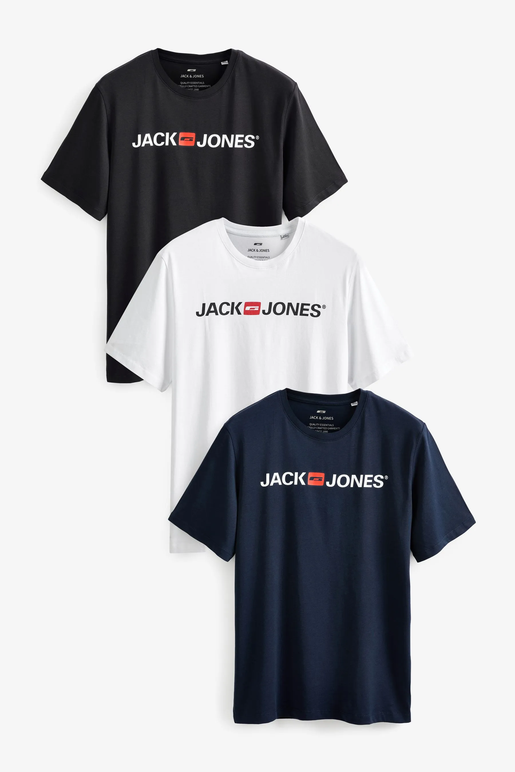 T-shirt con logo JACK & JONES Confezione multipla 3 Confezione