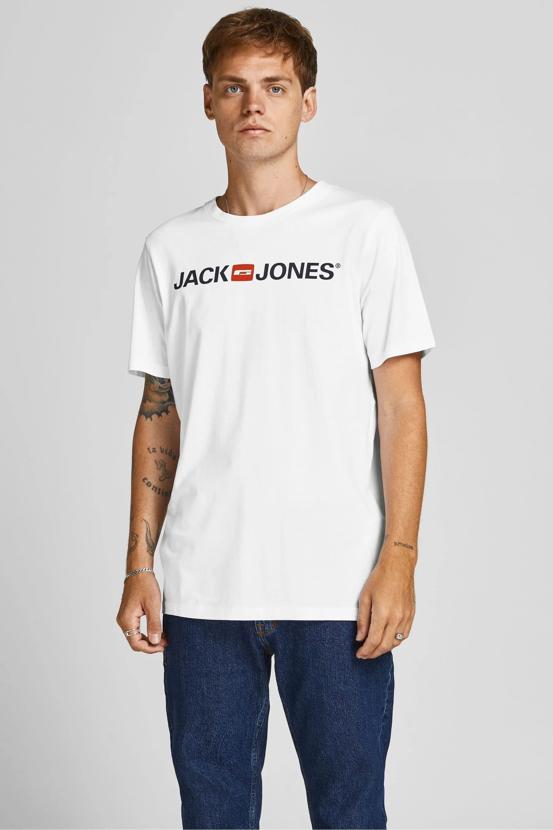 T-shirt con logo JACK & JONES Confezione multipla 3 Confezione