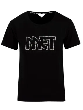 T-shirt MET Donna M5 035 JEM AB Nero