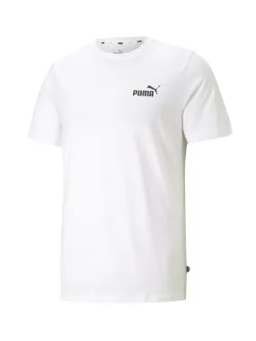 T-shirt PUMA Uomo ESS Small Logo Tee,Puma White Bianco