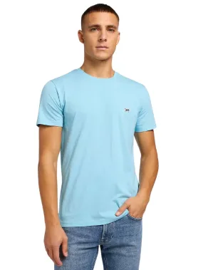 T-shirt Uomo Basic in Preppy Blue