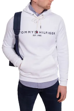 TOMMY HILFIGER Felpa logo uomo con cappuccio 