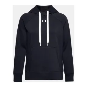 UNDER ARMOUR FELPA DONNA CON CAPPUCCIO COLORE NERO/BIANCO