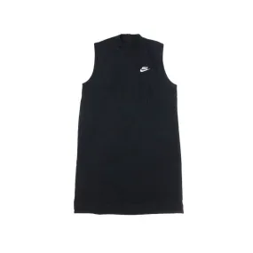 vestito donna w sportswear dress jersey BLACK/WHITE